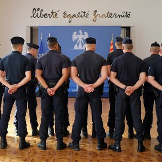 La "nuova" squadra del CRS - © Ville de Nice – Pascal Segrette