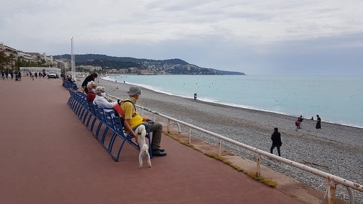 Spiagge di Nizza all'epoca della pandemia, foto di Ghjuvan Pasquale