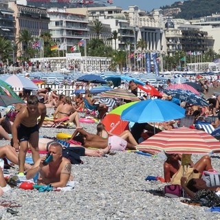 Spiaggia di Nizza domenica 11 luglio 2021