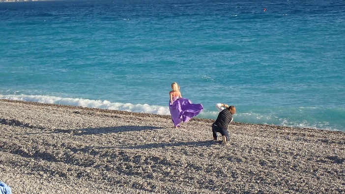 Spiaggia di Nizza, foto di Ghjuvan Pasquale