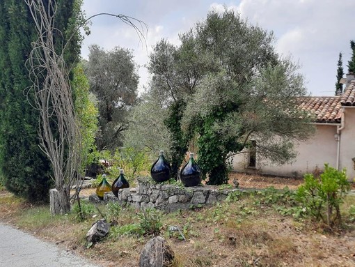 Il percorso verso Saint Jeannet, fotografie di Danilo Radaelli
