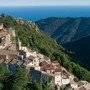 Vista panoramica sul borgo di Sainte-Agnès Vista panoramica sul borgo di Sainte-Agnès
