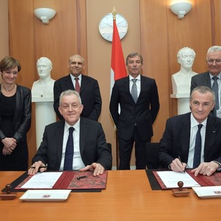Firma della convenzione CHPG-IM2S nel Principato di Monaco