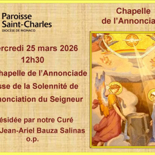 Solennité de l’Annonciation  © Diocése de Monaco