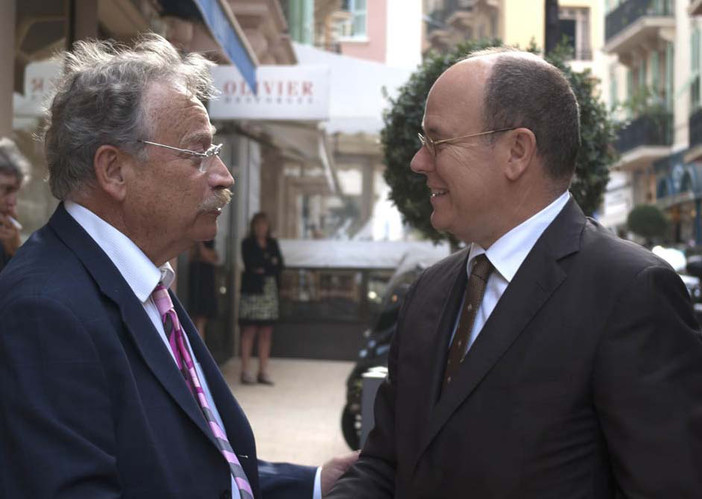 Daniel Boeri assieme a S.A.S. il Pincipe Alberto II