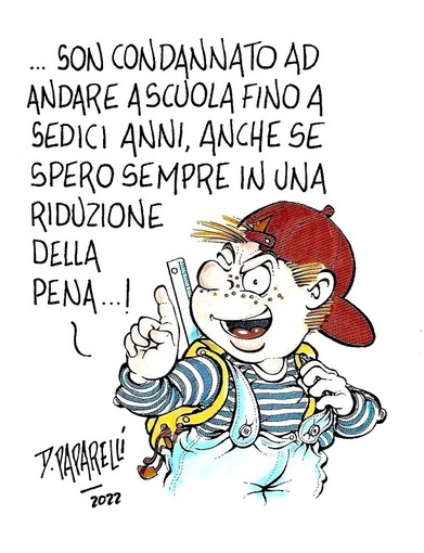 La rentrée! Vignetta di Danilo Paparelli La rentrée! Vignetta di Danilo Paparelli