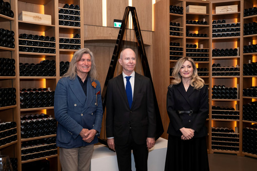 Stefano Conticelli, SAR il Principe di Jugoslavia e Alessia Demetz, Foto: ADM Club/Stefano de Lorenzi. Stefano Conticelli, SAR il Principe di Jugoslavia e Alessia Demetz, Foto: ADM Club/Stefano de Lorenzi.