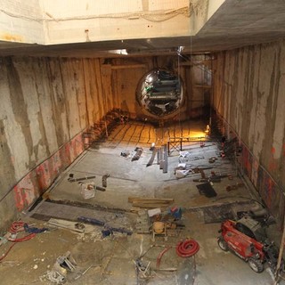 Il tunnel della Ligne 2 a Nizza