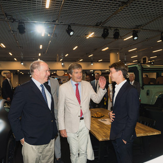 S.A.S. il Principe Alberto durante la sua visita a Top Marques Monaco 2024