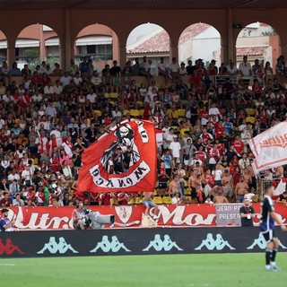 Il bellissimo colpo d'occhio del Louis II per la partita con lo Strasburgo (Foto AS Monaco)