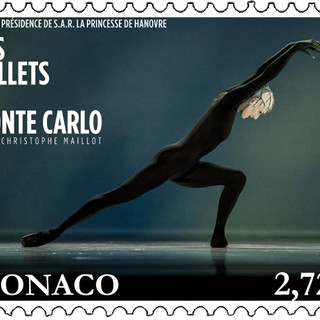 Ecco il francobollo che celebra i Ballets di Montecarlo, celebrità del Principato di Monaco