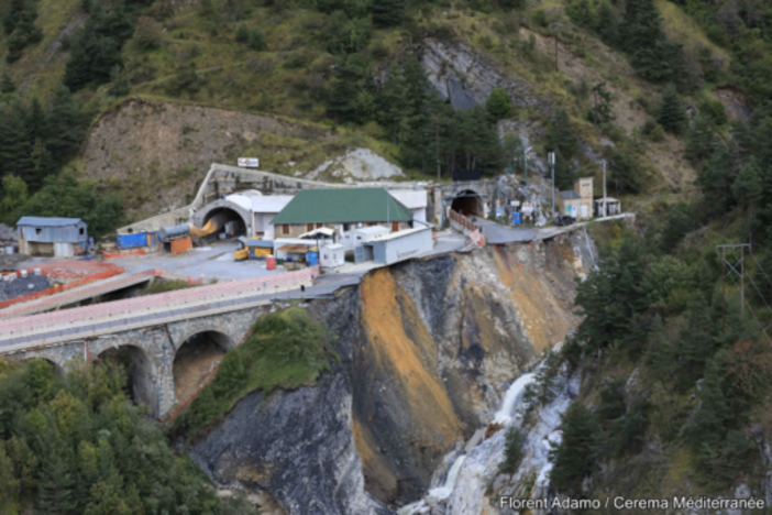 Tunnel del Tenda, come é stato ridotto dalla Tempesta Alex Tunnel del Tenda, come é stato ridotto dalla Tempesta Alex