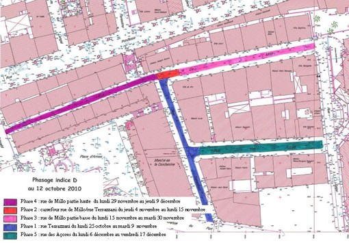 Nuovi lavori a Monaco: nelle strade de Millo, Terrazzani e des Açores