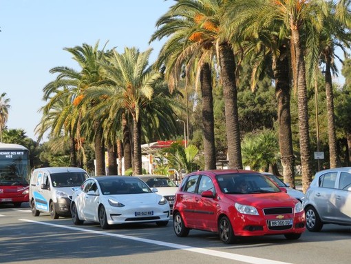 Traffico veicolare a Nizza