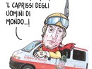 Uomini di Mondo alla Cuneo - Tenda. Vignetta di Danilo Paparelli Uomini di Mondo alla Cuneo - Tenda. Vignetta di Danilo Paparelli