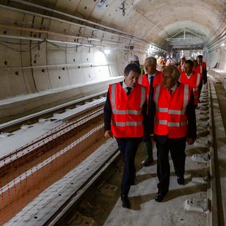 Come si presentava ieri, lunedì 7 ottobre, l'ultimo tratto della Ligne 2