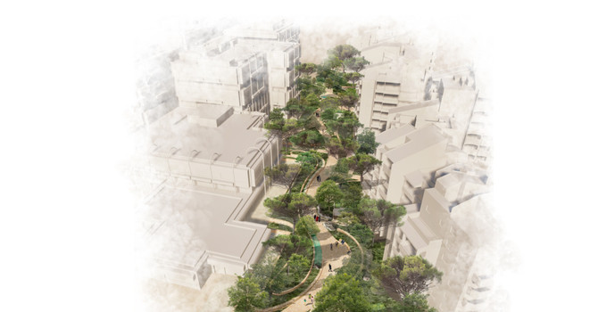 Vista aerea, Illustrazione: © Grant &amp; Associates