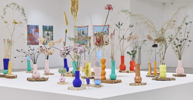 Virginie Barré, Absolue de rose, l’eac. – Espace de l’Art Concret. © Adagp, Paris 2026.