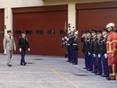 Il Comandante dell'Unità d'Istruzione e d'Intervento della Sicurezza Civile a Brignoles in visita al Corpo dei Vigili del Fuoco di Monaco