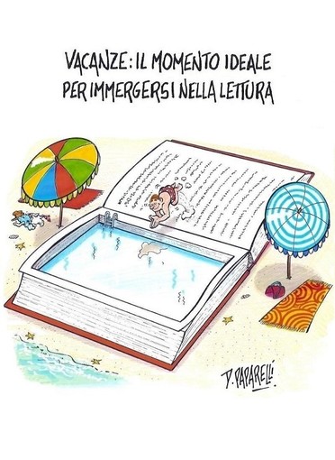 Vacanze culturali, vignetta di Danilo Paparelli