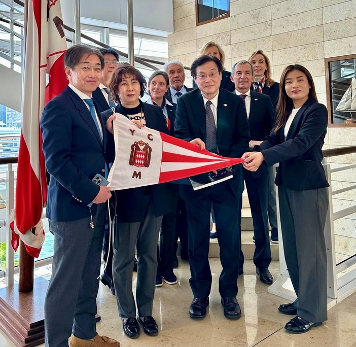 La delegazione giapponese a Monaco