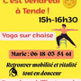 Yoga sur chaise a Tende Yoga sur chaise a Tende