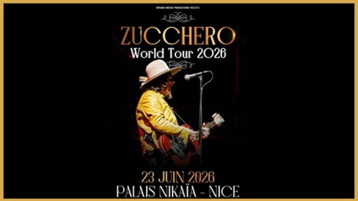 La dolce vita del blues: Zucchero torna in concerto a Nizza La dolce vita del blues: Zucchero torna in concerto a Nizza