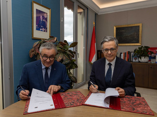 Firma del rinnovo dell’Accordo Bilaterale tra Monaco e l’isola Mauritius. Foto: © Direzione della Comunicazione – Manuel Vitali