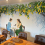 Il ristorante-pizzeria “430 Gradi da Anastasio”, l’arte murale di Giulia Dal Bon. Il ristorante-pizzeria “430 Gradi da Anastasio”, l’arte murale di Giulia Dal Bon.