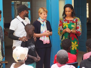 Incontro con i bambini accolti dal Samusocial ©DR