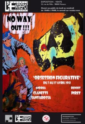 Montecarlo: prosegue all'Entrepot di Daniel Boeri "Obsession figurative : No Way Out"