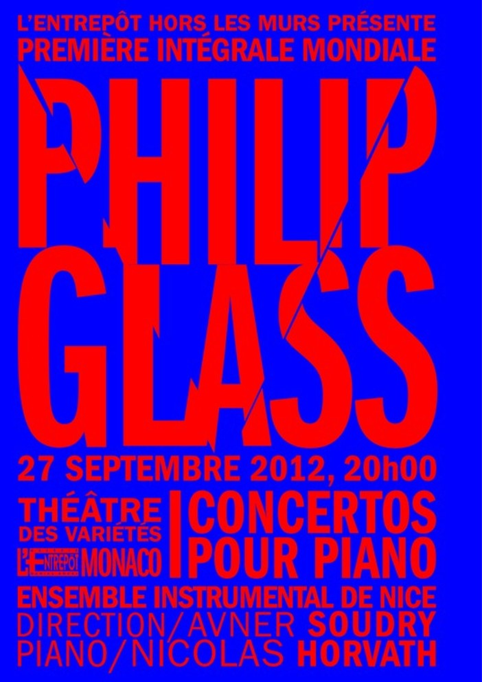 Monaco si prepara alla première integrale dei concerti per pianoforte di Philip Glass. Con Nicolas Horvath Monaco si prepara alla première integrale dei concerti per pianoforte di Philip Glass. Con Nicolas Horvath