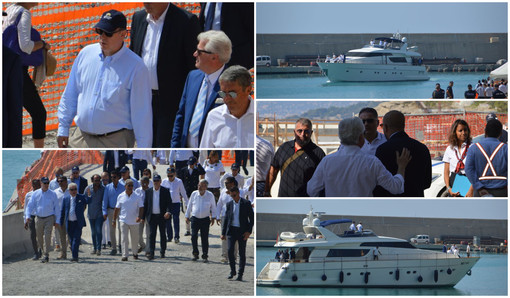 Ventimiglia: dopo due anni il Principe Alberto di Monaco in visita al porto di Cala del Forte (Foto)