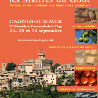 Cagnes-sur-Mer: e "les Maîtres du Goût". A settembre