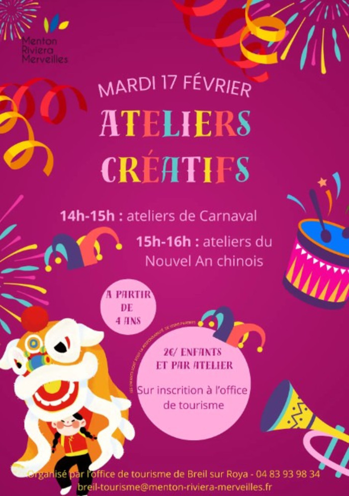 Attività creative per bambini 4-12 anni a Ca d’Breï  ©BIT - Breil sur Roya