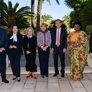 I sei nuovi ambasciatori di Canada, Corea del Sud, Burundi, El Salvador, Thailandia e Libano accreditati presso il Principato di Monaco © Manuel Vitali – Direzione della Comunicazione