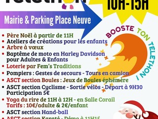 Téléthon La Turbie – Sabato 6 dicembre 2025 Téléthon La Turbie – Sabato 6 dicembre 2025