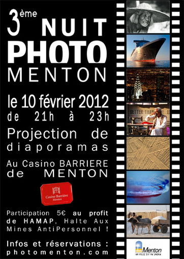 A Mentone torna la 3a "Nuit de la Photo" organizzata da Photomenton