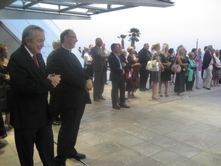 L'elegante pubblico presente L'elegante pubblico presente