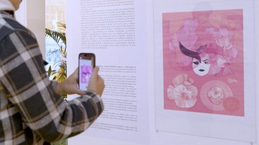 Mostra di Houda Bakkali presso la sede di Chicó dell’Alliance Française a Bogotá, Colombia