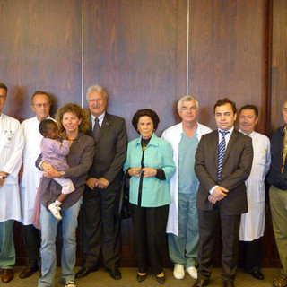 Da sinistra: Pr Dreyfus, Centre Cardio Thoracique, Pr Dor, Centre Cardio Thoracique,