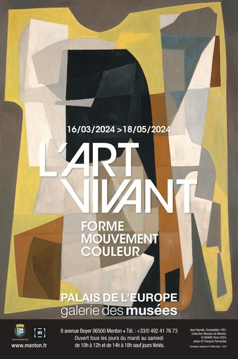 Prosegue a Mentone la mostra "L’art vivant. Forme, mouvement, couleur" Prosegue a Mentone la mostra "L’art vivant. Forme, mouvement, couleur"