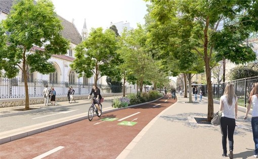 Come si presenteranno le vie centrale di Nizza dopo la sistemazione Come si presenteranno le vie centrale di Nizza dopo la sistemazione