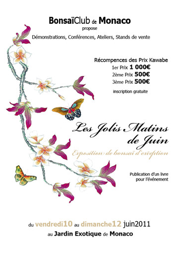 "Les Jolis Matins de Juin" la mostra del Bonsai Club di Monaco