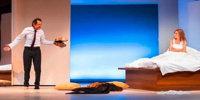 «La Vérité», Stéphane De Groodt e Sylvie Testud. Foto: Cyril Bruneau