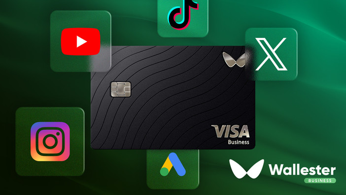 L'acquisto di media con le carte aziendali Wallester Business L'acquisto di media con le carte aziendali Wallester Business