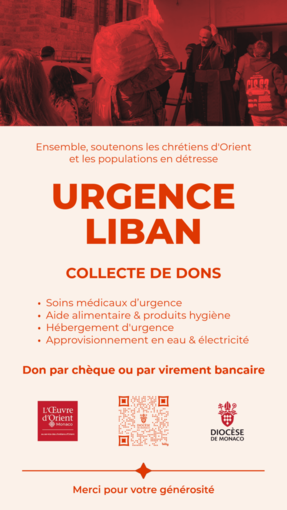 Il Diocesi di Monaco e l’Œuvre d’Orient Monaco lanciano una campagna di solidarietà per i cristiani del Libano del Sud Il Diocesi di Monaco e l’Œuvre d’Orient Monaco lanciano una campagna di solidarietà per i cristiani del Libano del Sud