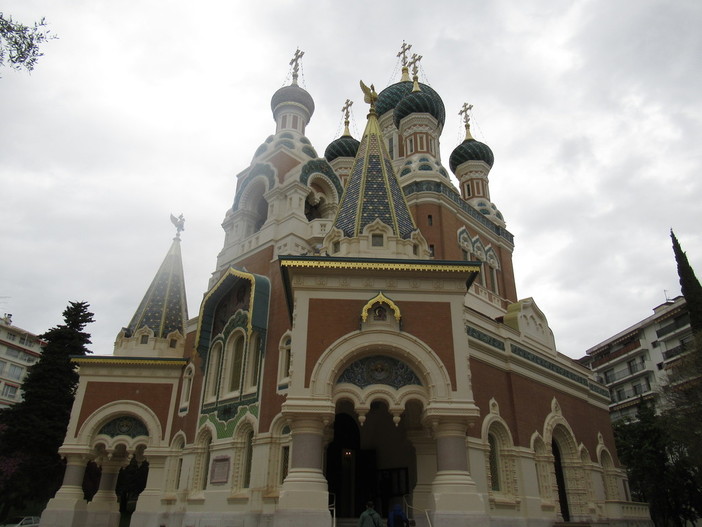 La bellezza della Cattedrale Ortodossa russa di San Nicola a Nizza La bellezza della Cattedrale Ortodossa russa di San Nicola a Nizza