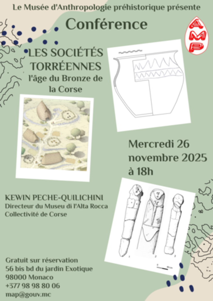 Conferenza del 26 novembre 2025 – “Le società torréennes: l’età del Bronzo della Corsica”.