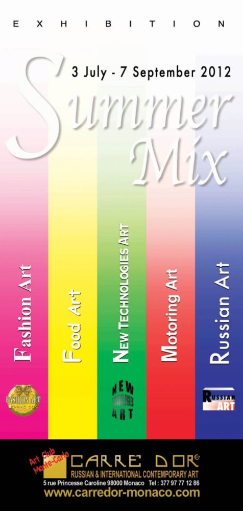 « Summer Mix 2012 » alla Galleria Carré Doré Monte-Carlo « Summer Mix 2012 » alla Galleria Carré Doré Monte-Carlo